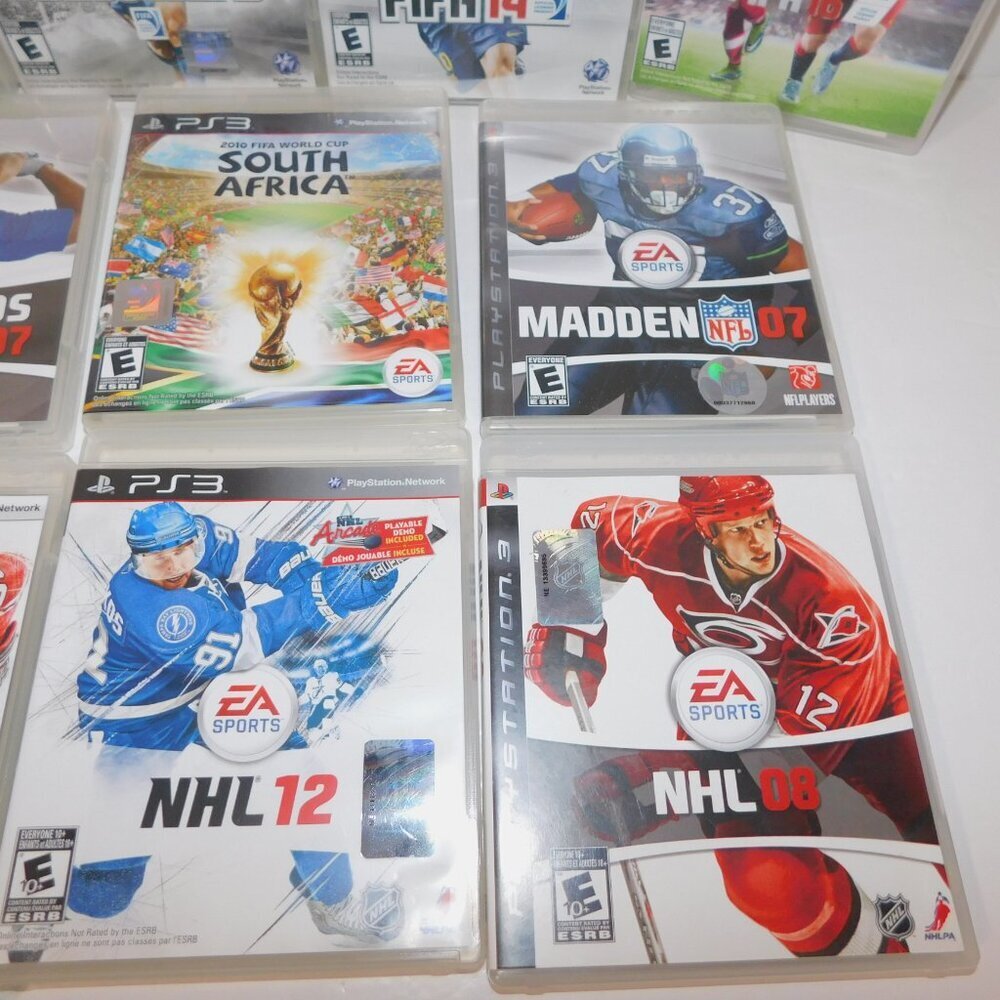 PS3 Lot 10 Sony Sports Video Games Hockey NHL FIFA Soccer PGA Golf NFL Football - Picture 5 of 5